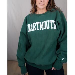 Vintage Dartmouth Crewneck Sweatshirt Forest Green